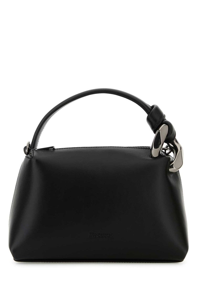 J. W. Anderson Black Leather Small Jwa Corner Handbag