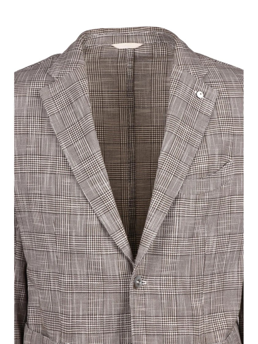 L.B.M. 1911 Cotton Silk Jacket - Grey
