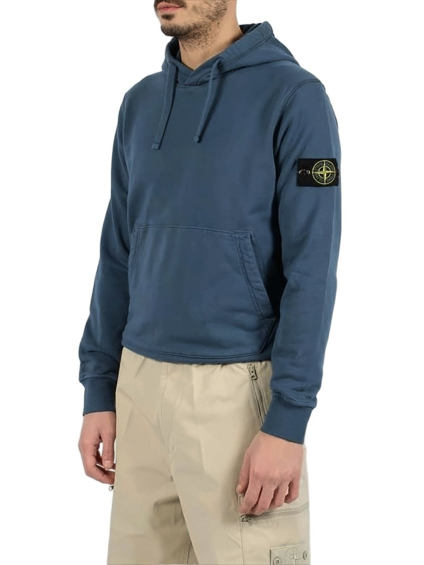 Stone Island Solid Blue Hoodie