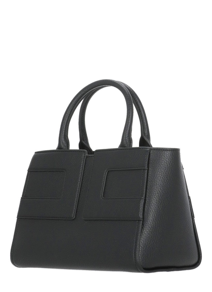 Elisabetta Franchi Structured Black Handbag