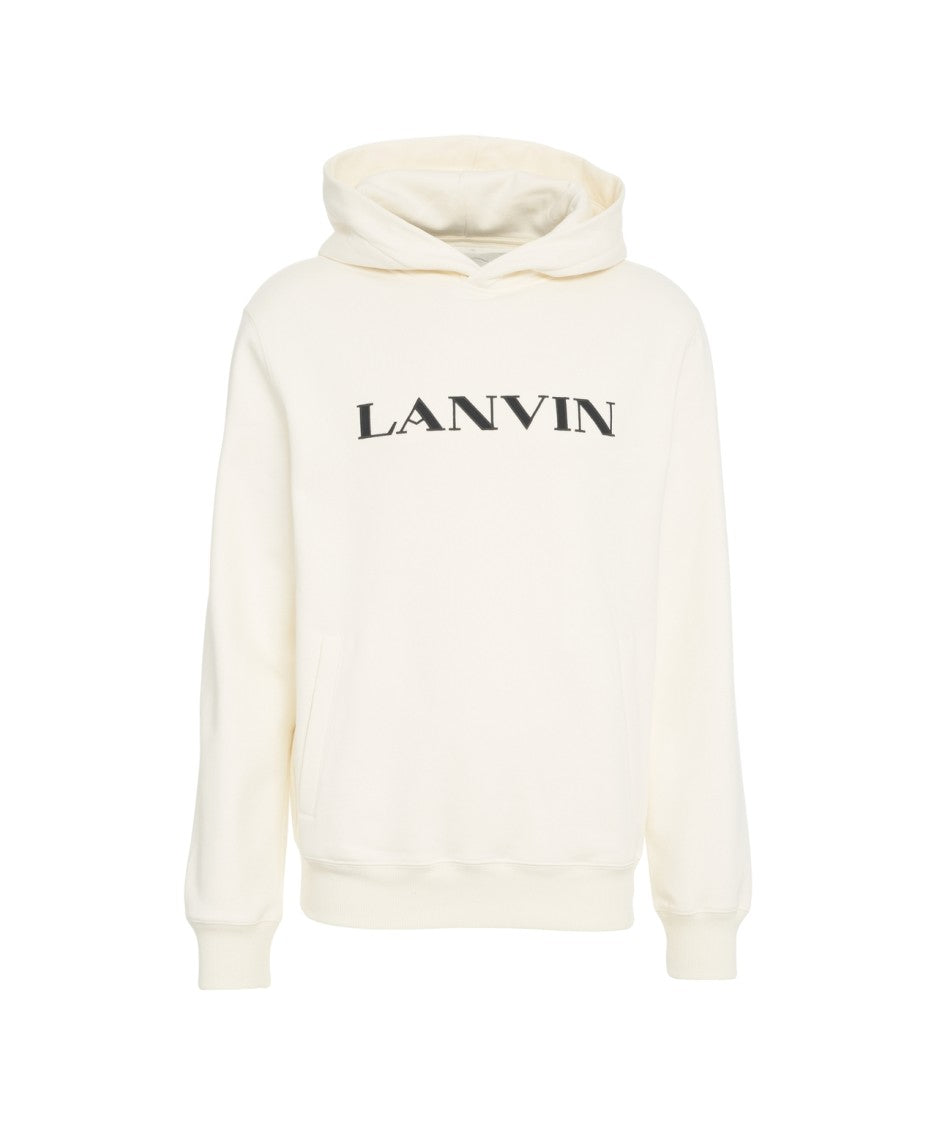 Lanvin Sweatshirt With Hood And Logo Print