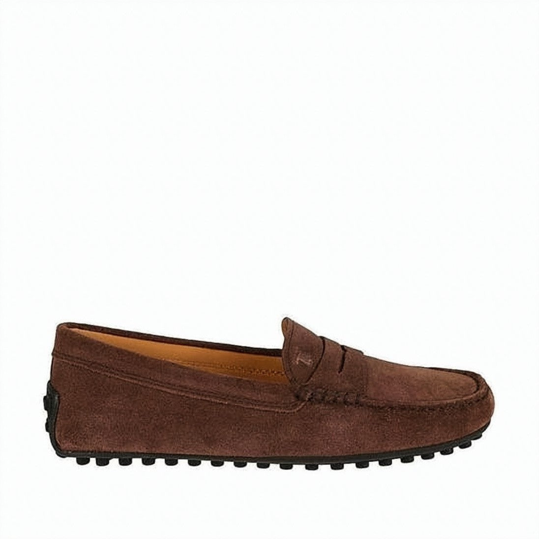 Tod's Moccasin-Toe Suede Loafers With Penny Strap