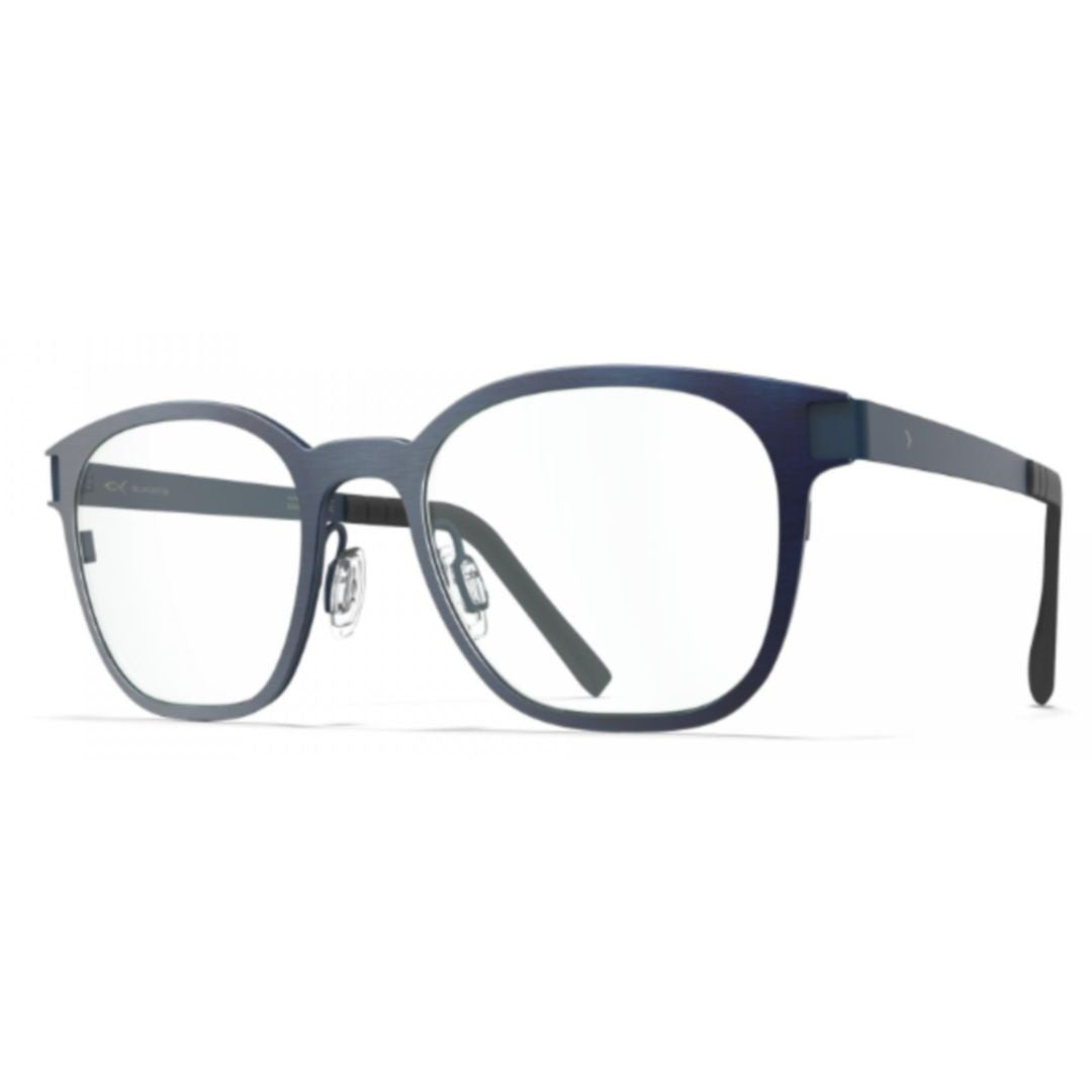 Blackfin Bf1025 Seward Square Frame Titanium Eyeglasses With Adjustable Nose Pads