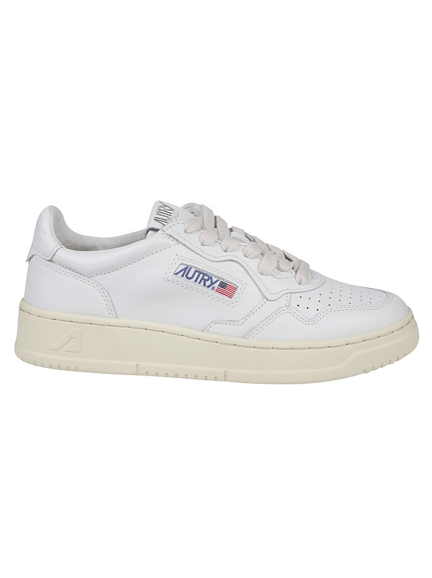 Autry Medalist Low Perforated Leather Sneakers