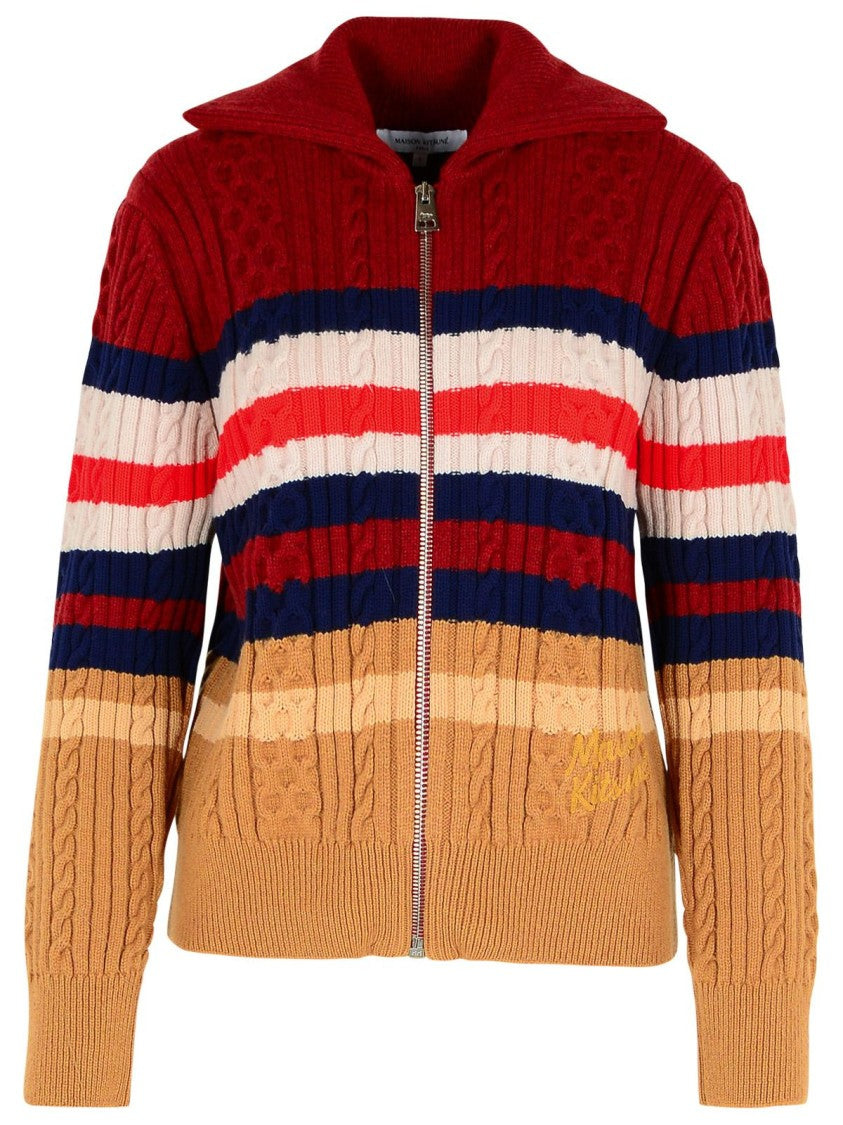 Maison Kitsuné Multi Wool Blend Sweater