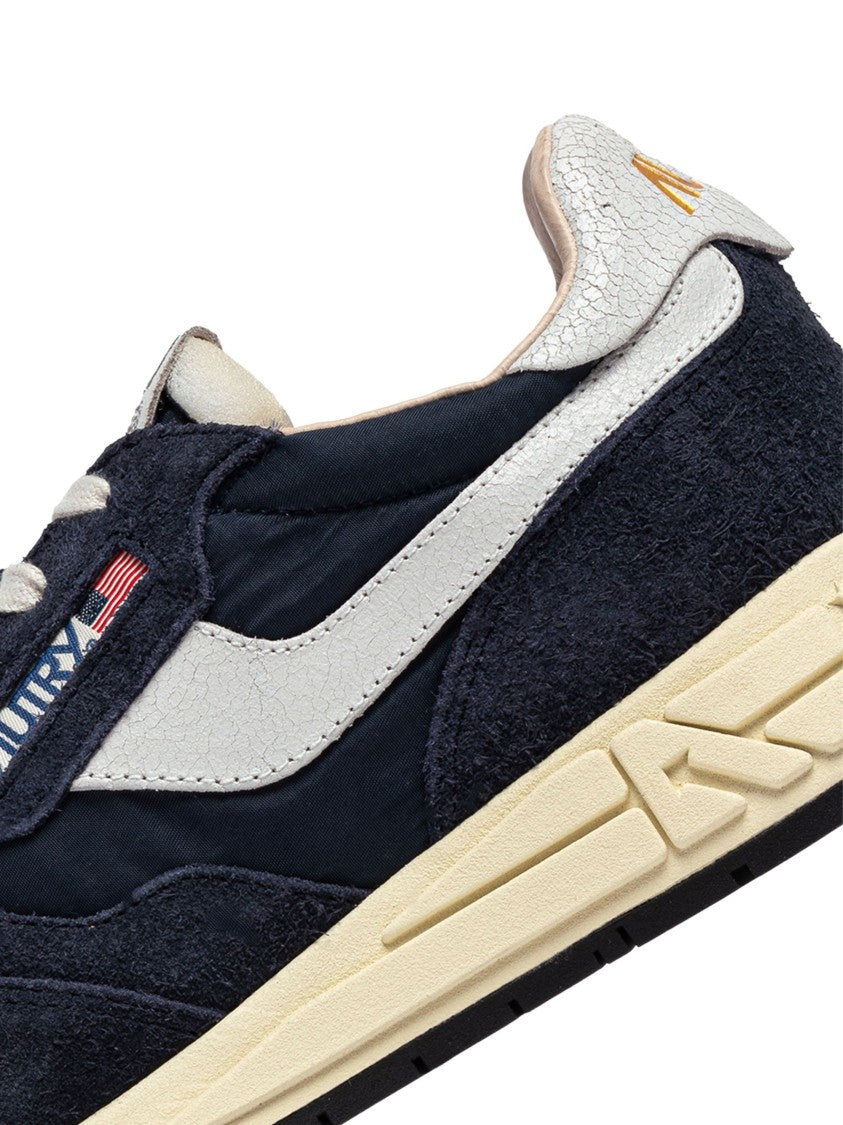 Autry Reelwind Navy Blue Low Sneakers