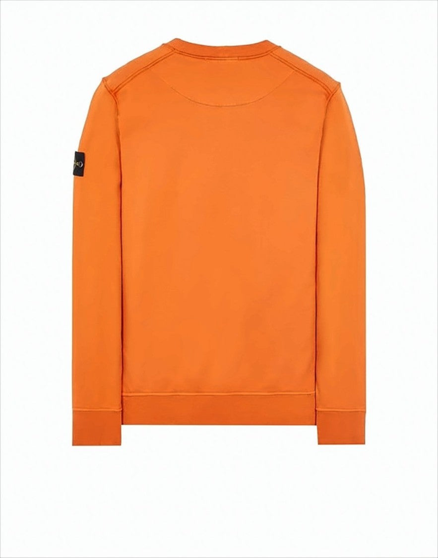 Stone Island Orange Long Sleeve Tee
