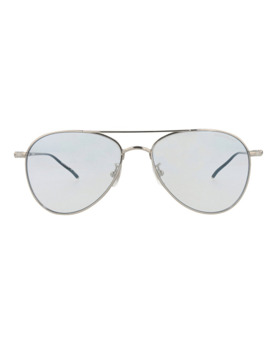 Montblanc Photochromic Aviator-Frame Metal Sunglasses