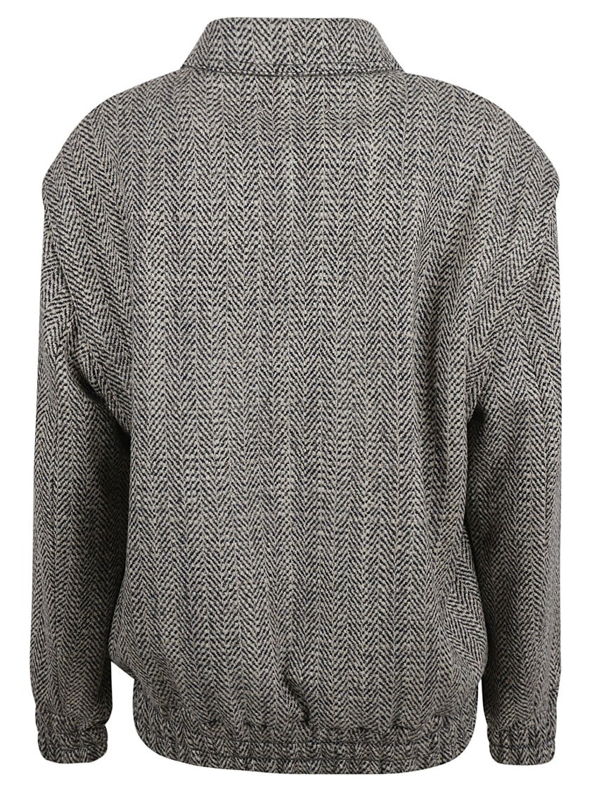 Golden Goose Classic Herringbone Coat With Relaxed Fit