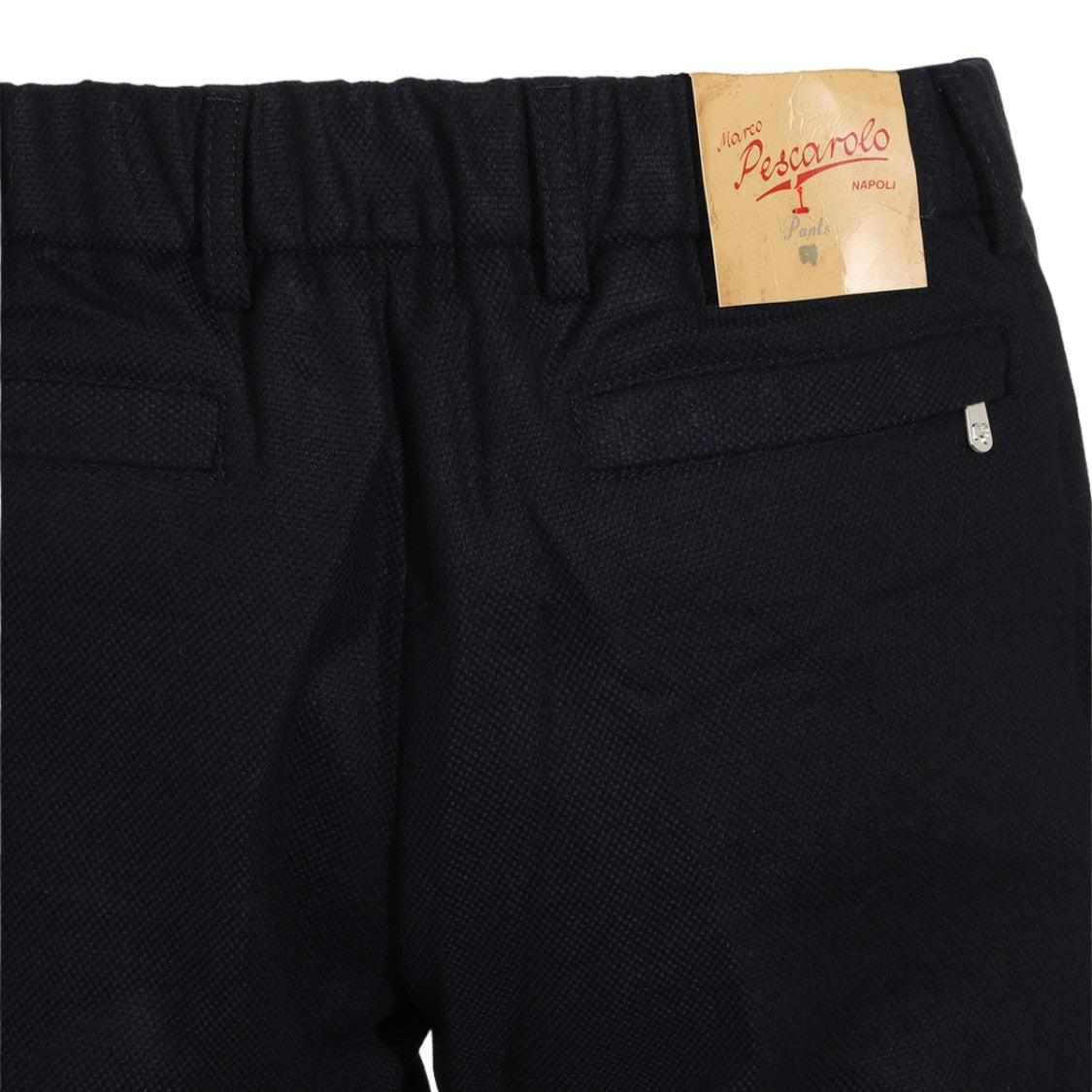 Marco Pescarolo Textured Tailored Slim Formal Pants