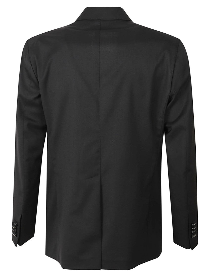 Tagliatore Double-Breasted Tailored Wool Coat