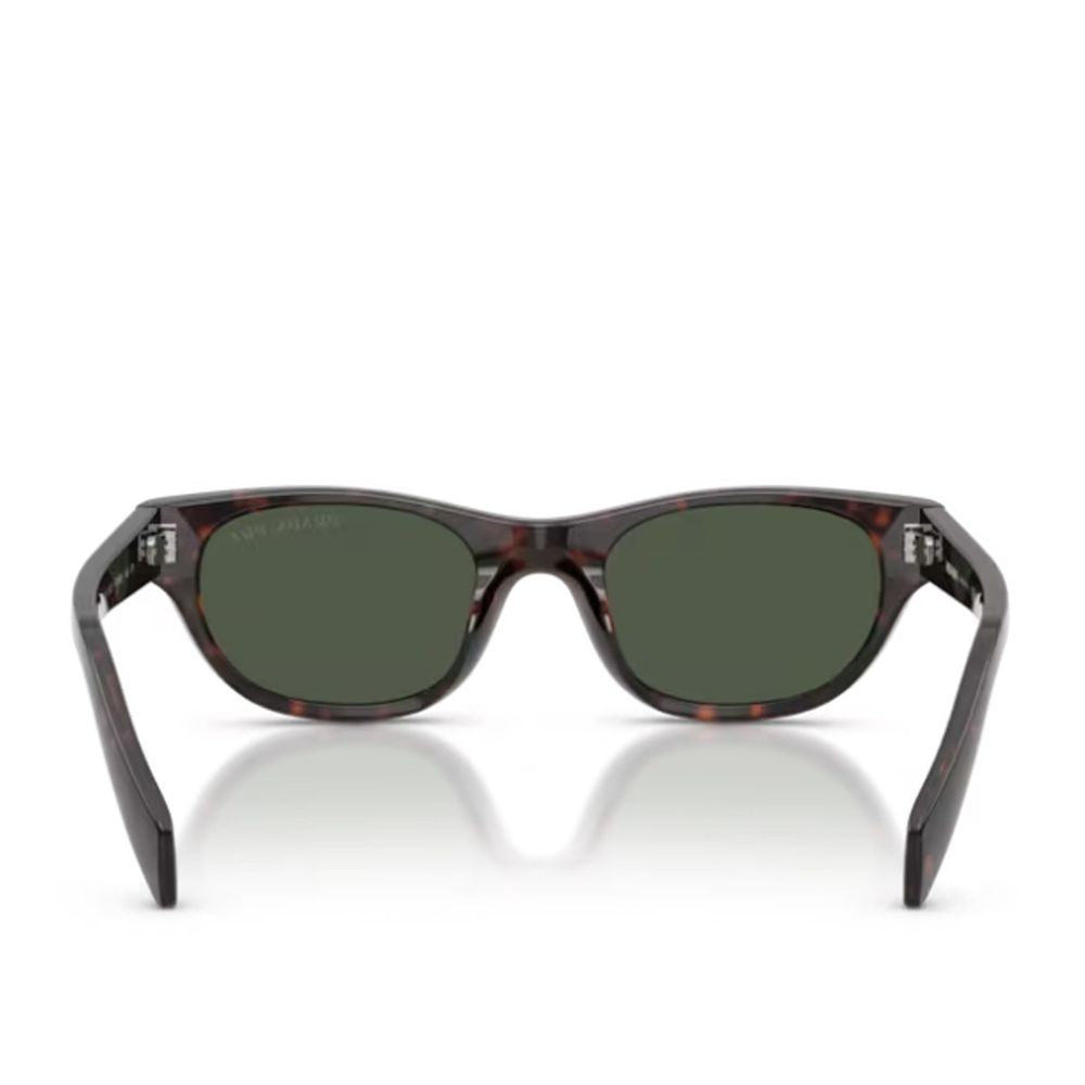 Prada Cat-Eye Sunglasses In Glossy Havana Acetate With Polarized Lenses