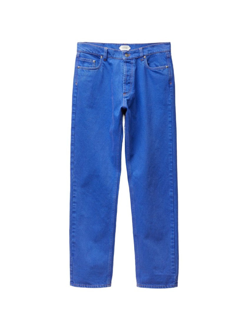 Versace Relaxed-Fit Blue Jeans With Classic Five-Pocket Design
