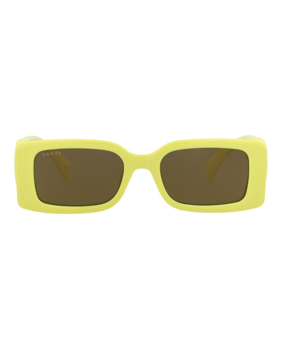 Gucci Square-Frame Injection Sunglasses