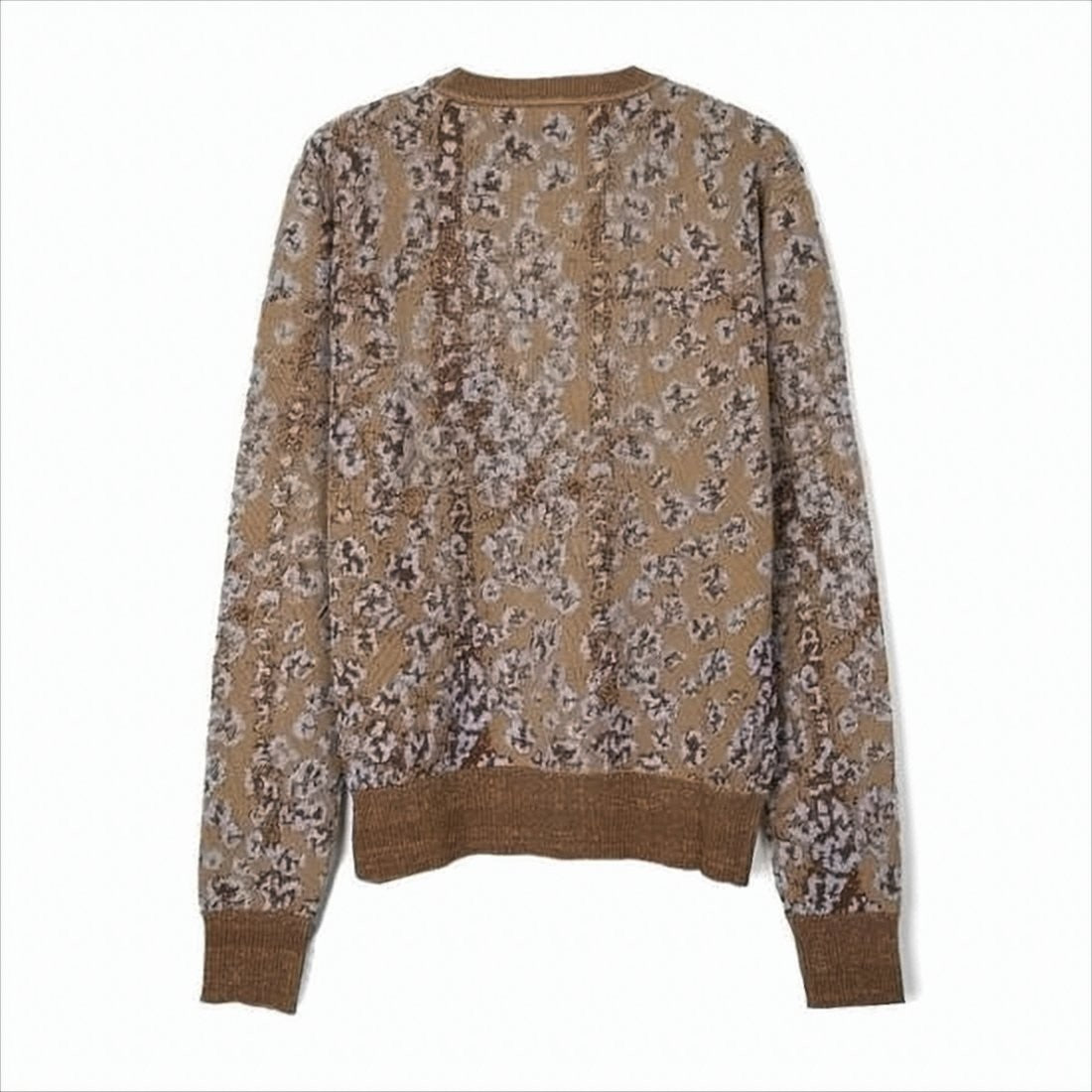 Vivienne Westwood Jacquard Knit Sweater With Subtle Leopard Design