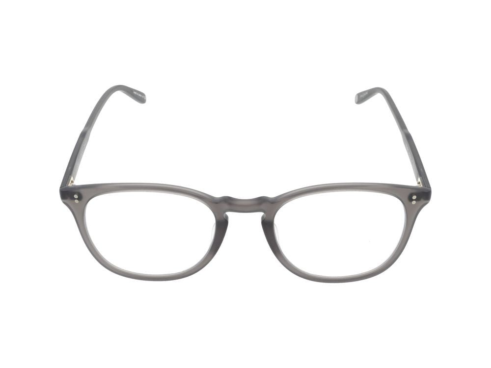 Garrett Leight Matte Grey Crystal Translucent Optical Glasses