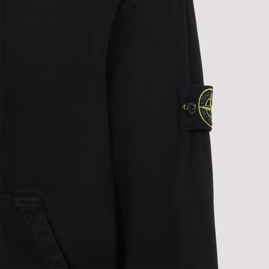Stone Island Black Cotton Sweatshirt