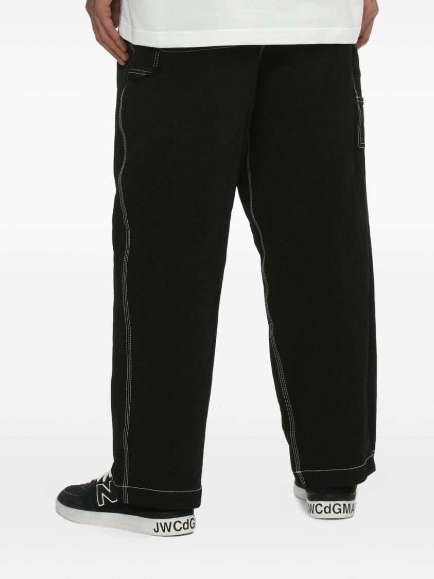 Comme Des Garçons Black Wide-Leg Denim Jeans