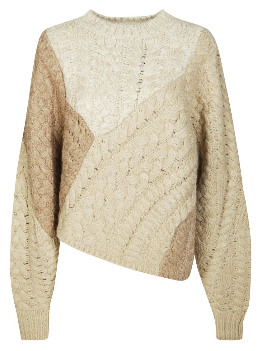 Isabel Marant Étoile Fuzzy Knit Pullover With Round Neckline And Relaxed Fit
