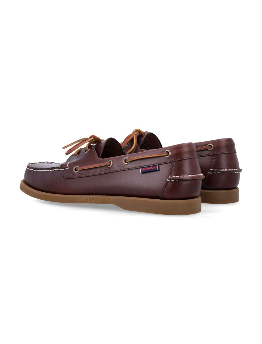 Sebago Docksides Portland Waxed Boat Shoes