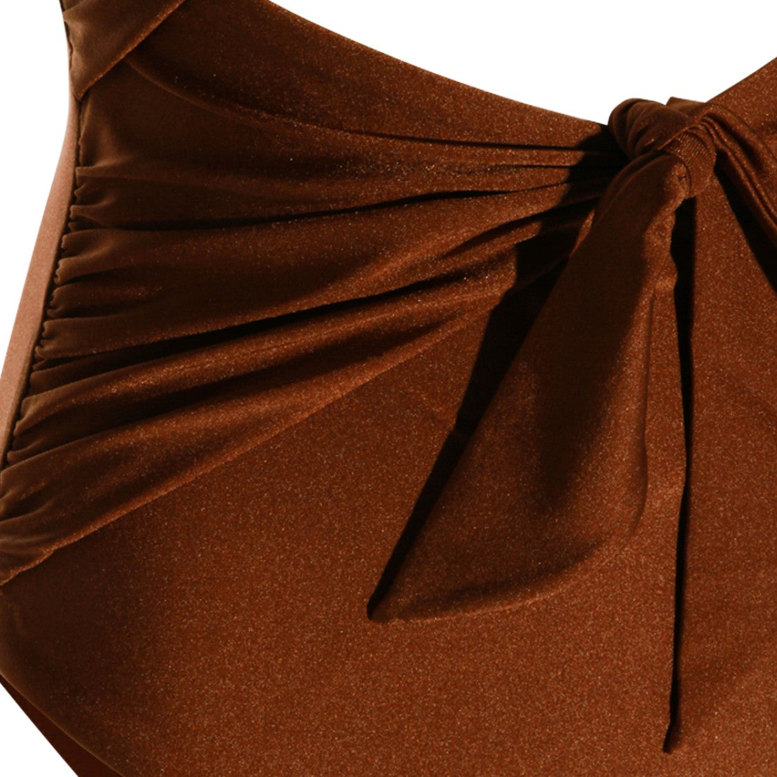 Zimmermann Brown Elasticated Fit Swimsuit