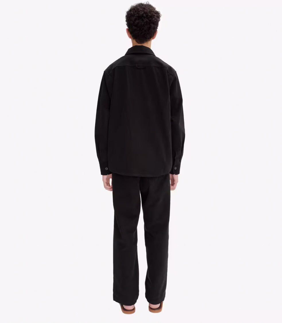 A.P.C. Black Heavyweight Canvas Overshirt