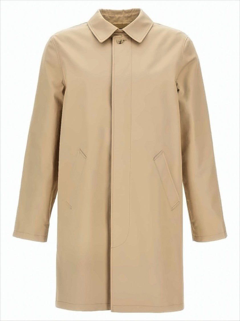 A.P.C. Cotton Coat With Minimalist Design