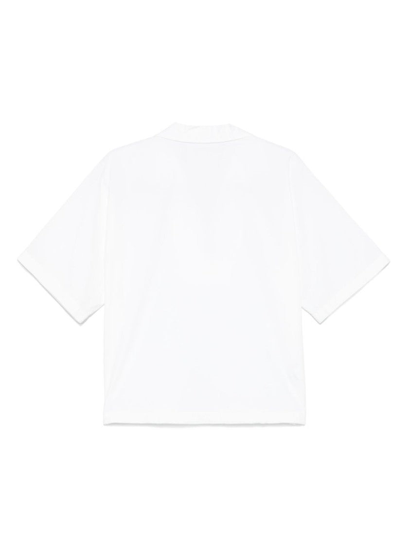 Barena Cropped White Top