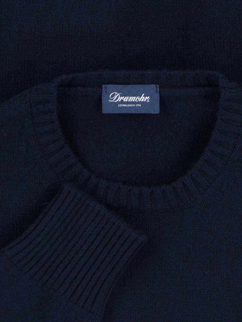 Drumohr Cashmere Sweater – Navy