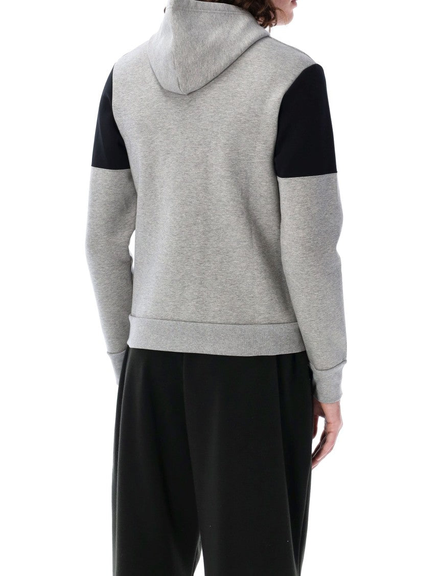 Balenciaga Color-Block Zip-Up Hoodie With Kangaroo Pocket