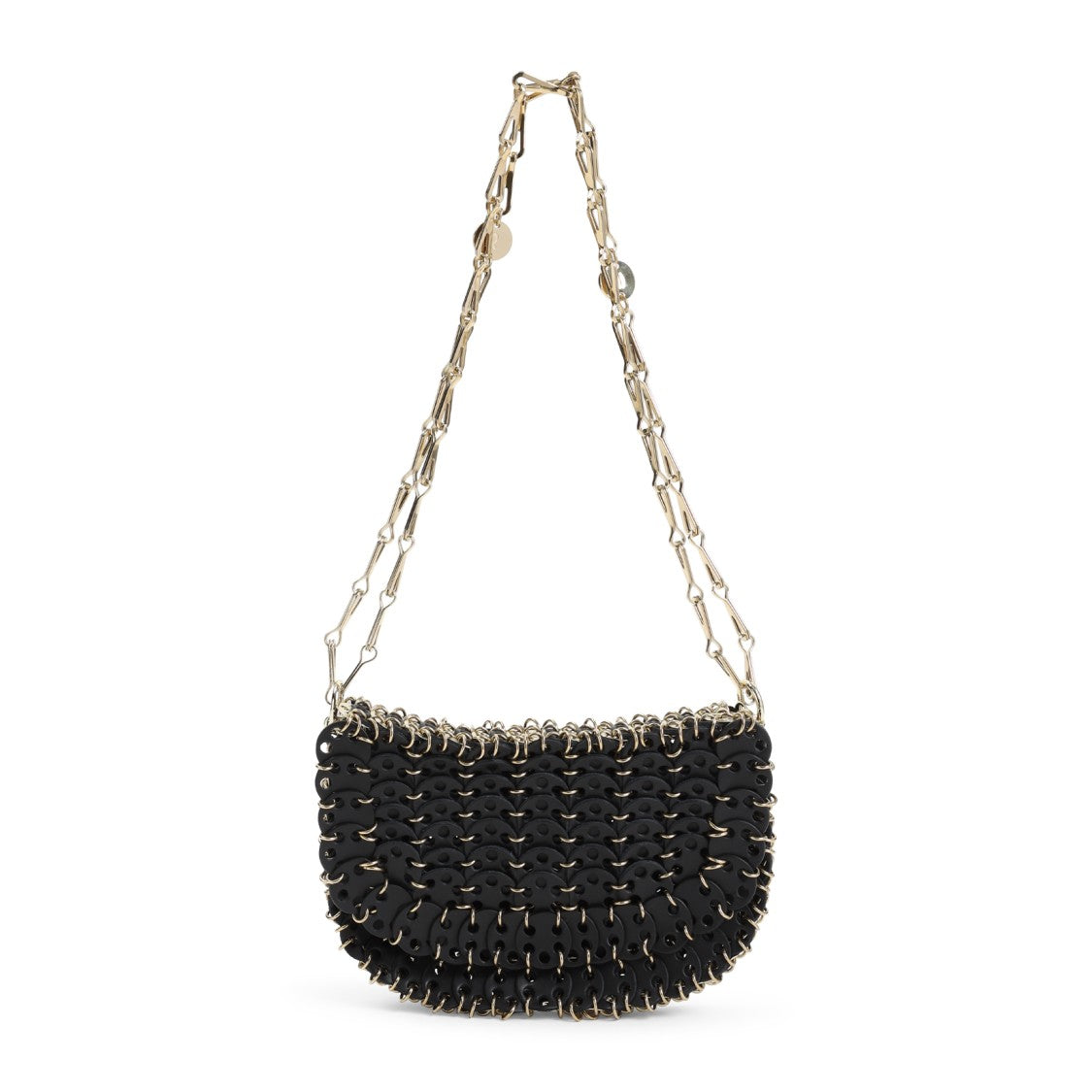 Rabanne Black Calf Leather Handbag