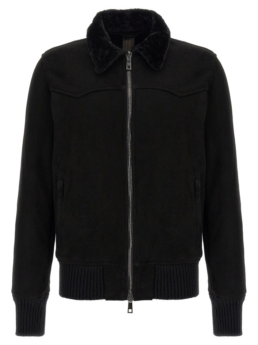 Giorgio Brato Sheepskin Bomber Jacket