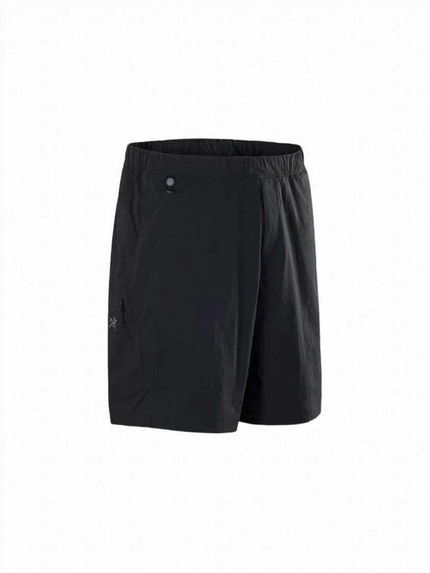 Arc'teryx Relaxed Fit Black Shorts With Elastic Waistband