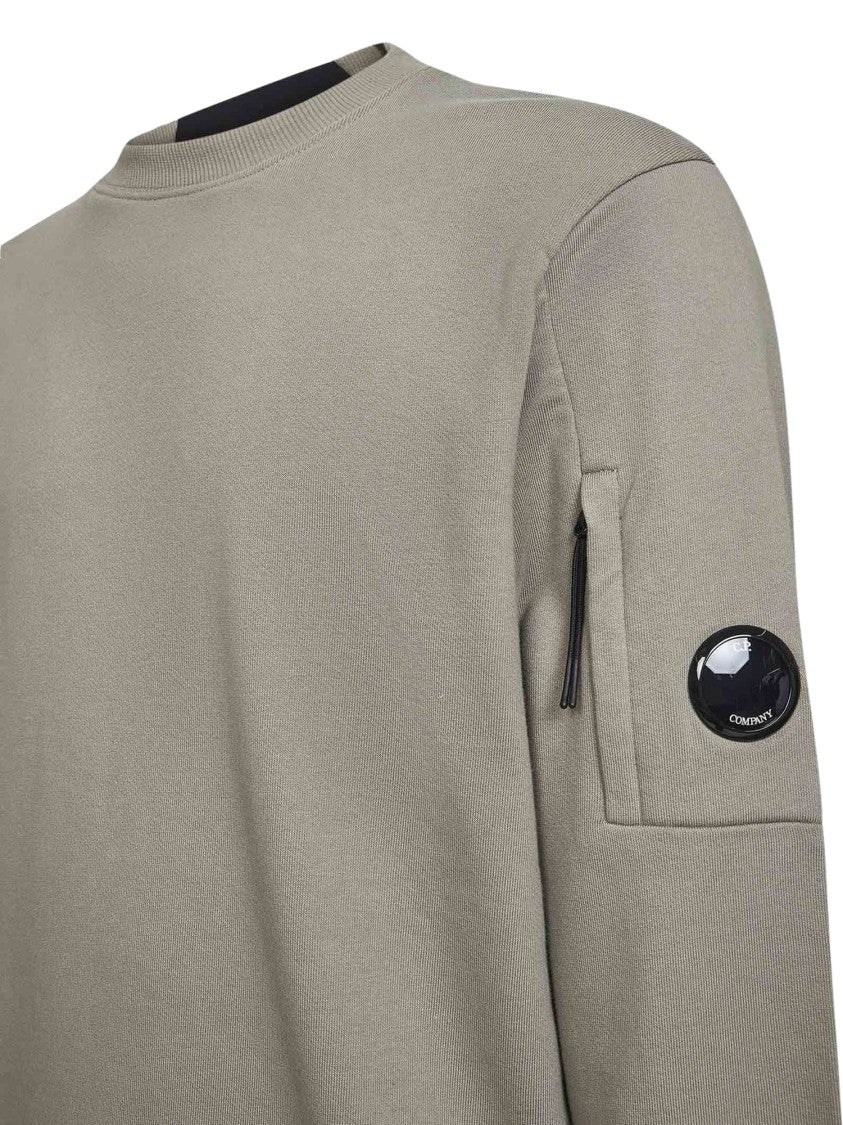 C.P. Company Diagonal Raised Fleece Lens Crewneck Sweatshirt