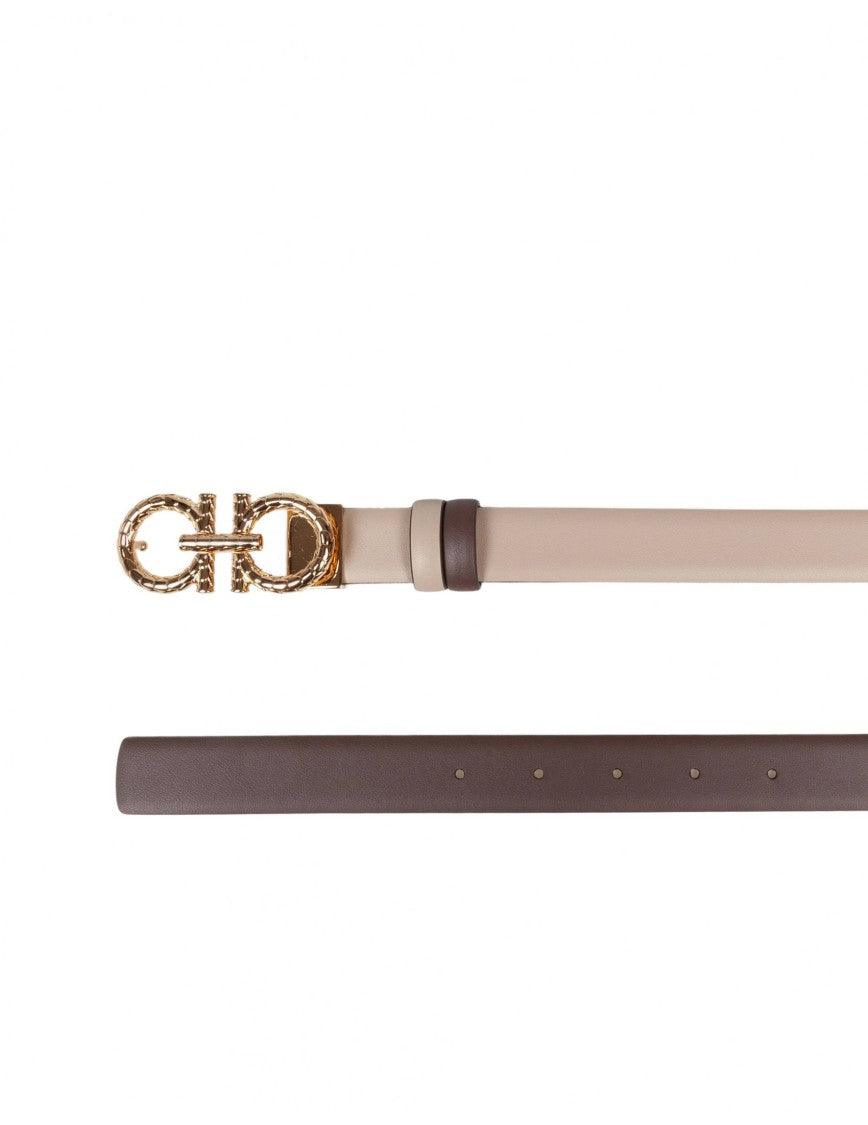Salvatore Ferragamo Reversible Leather Gancini Belt