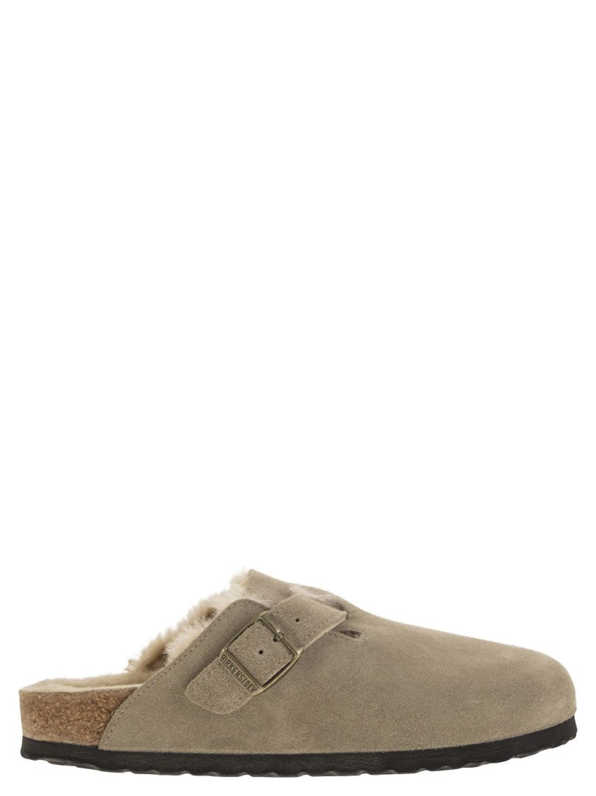 Birkenstock Boston - Sabot With Fur Lining
