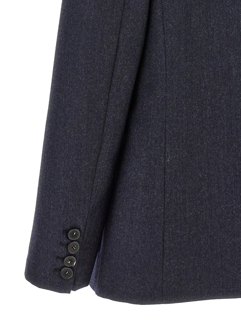 Stella Mccartney Tailored Grey Wool Flannel Blazer