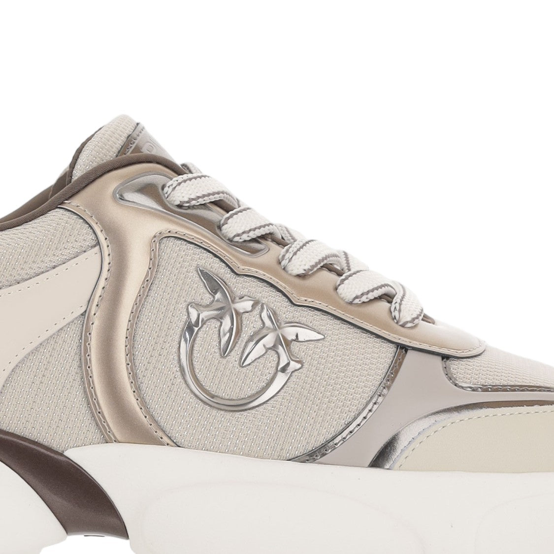 Pinko Alba Leather-Blend Sneakers
