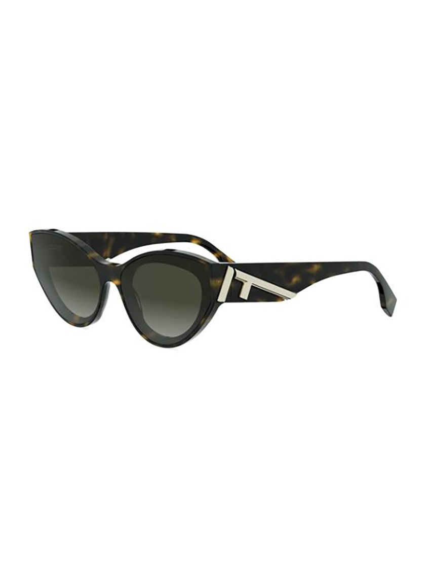 Fendi Cat-Eye Tortoiseshell Fendi Sunglasses With Gradient Lenses