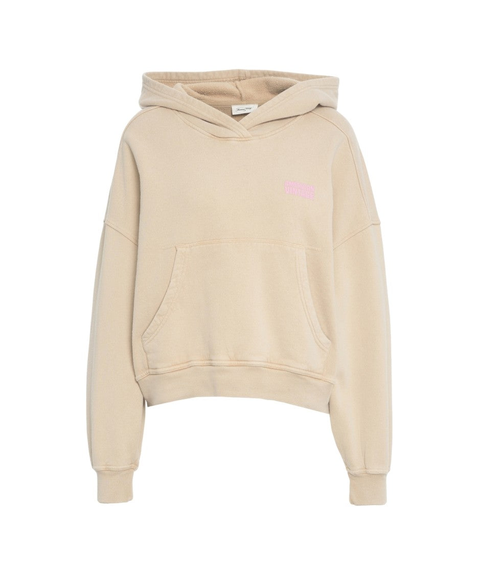 American Vintage Hooded Sweatshirt With Logo