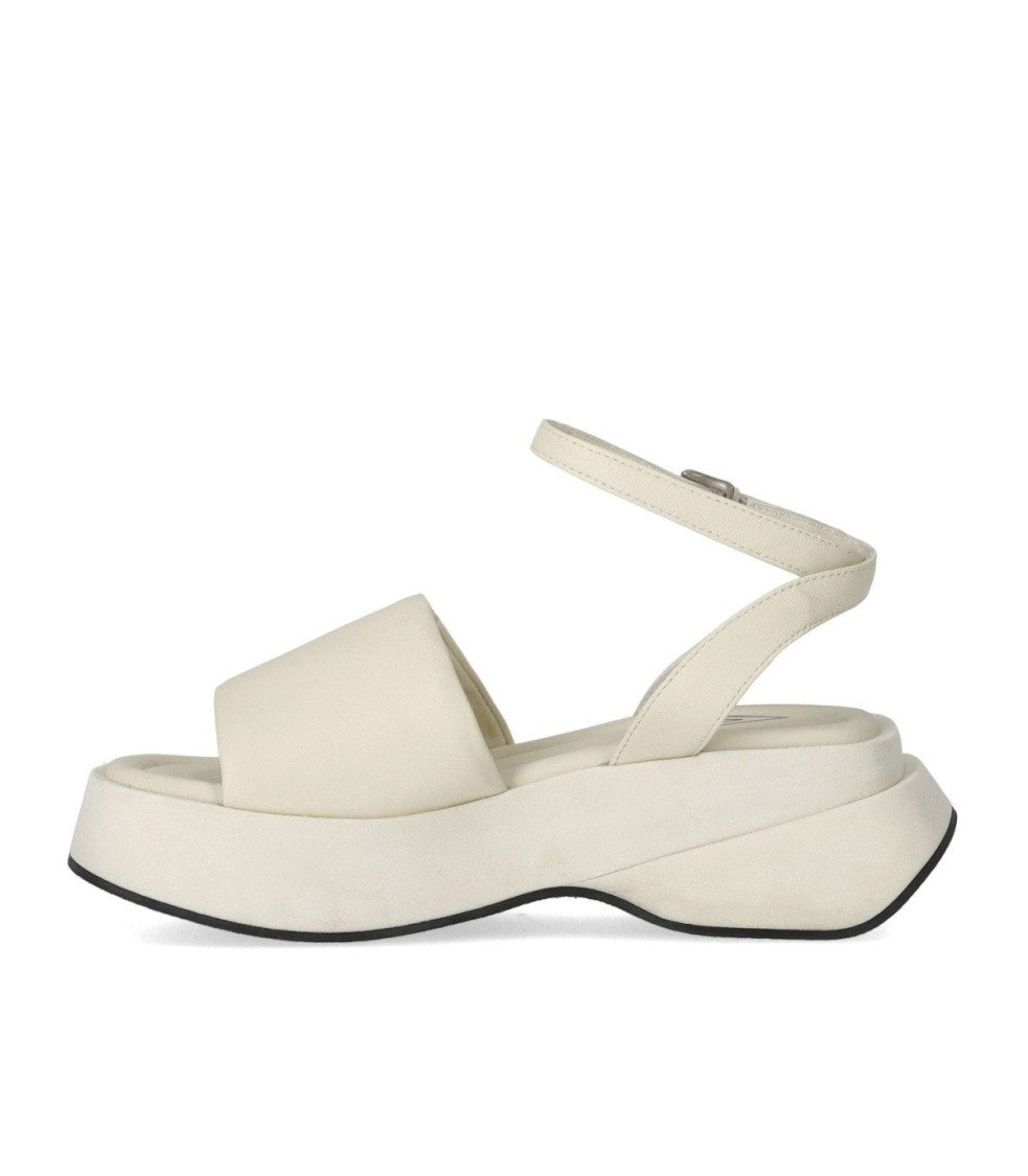 Elena Iachi Lena Ivory Platform Sandal