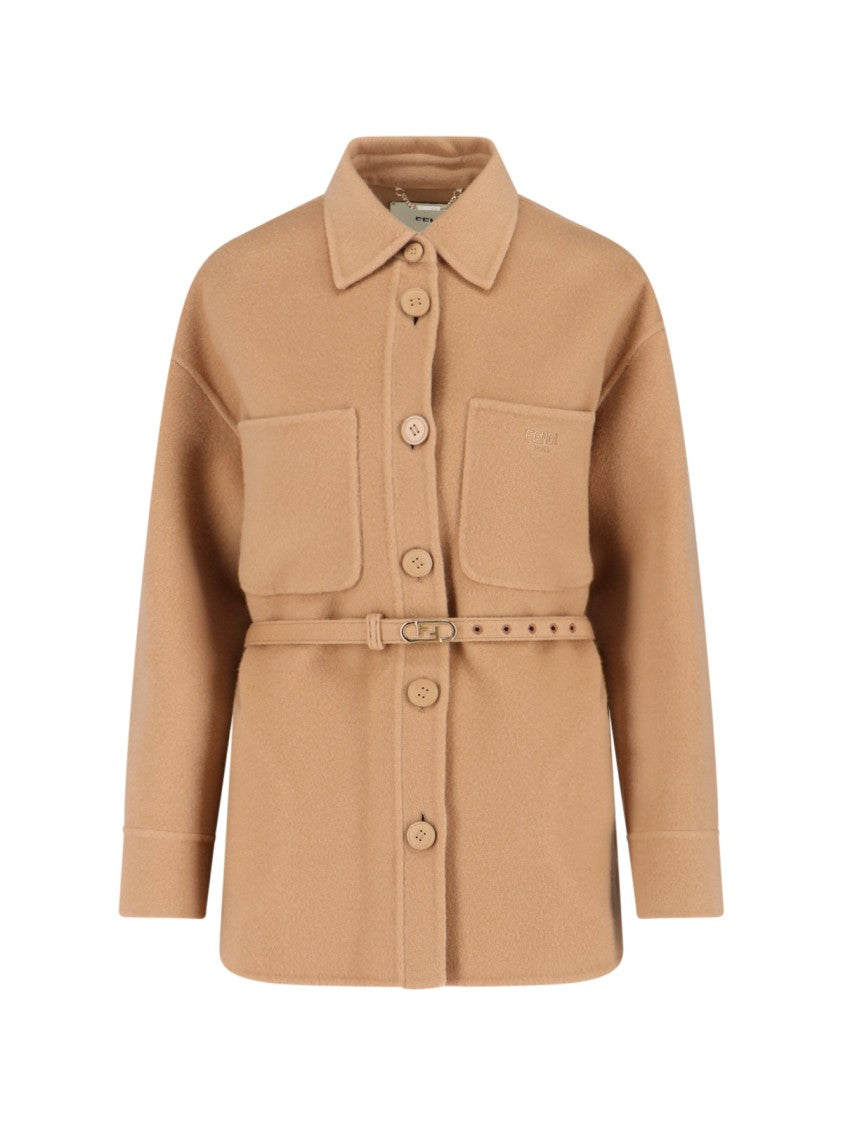 Fendi Shirt Jacket – Brown