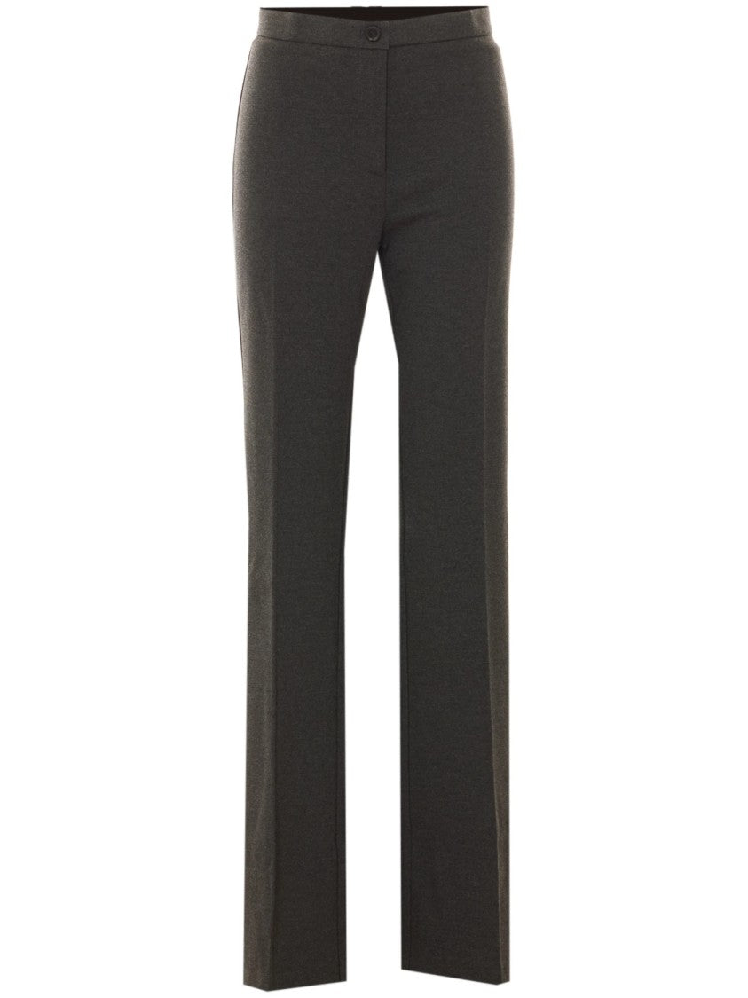 Pinko Straight-Leg Tailored Pants With Mid-Rise Waist And Minimalist Design