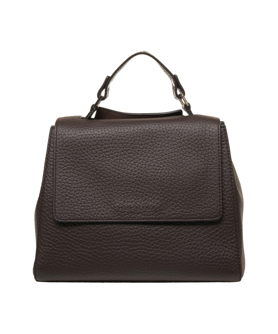 Orciani Hammered Leather 'Sveva' Handbag
