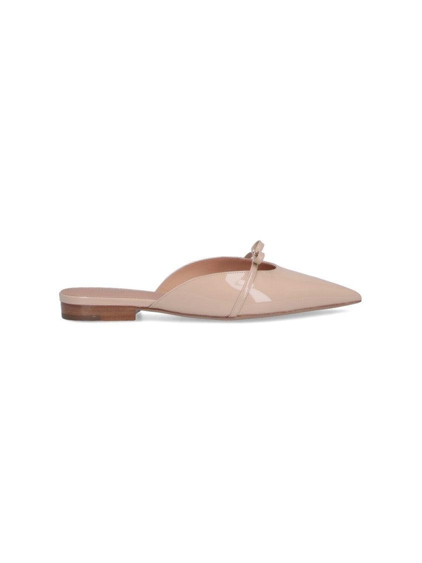 Ferragamo Bow Mules – Pink