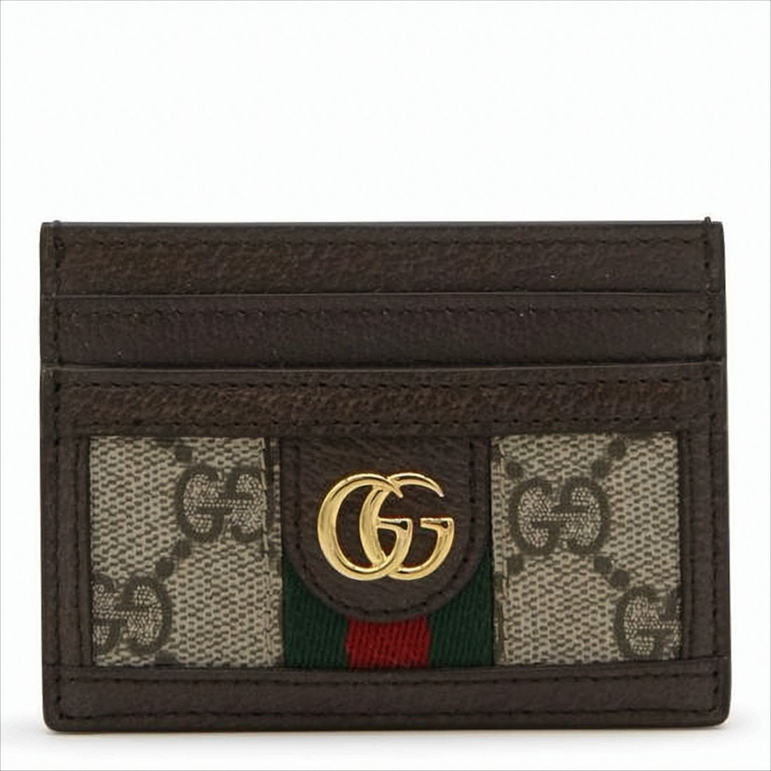 Gucci Compact Monogram Card Wallet