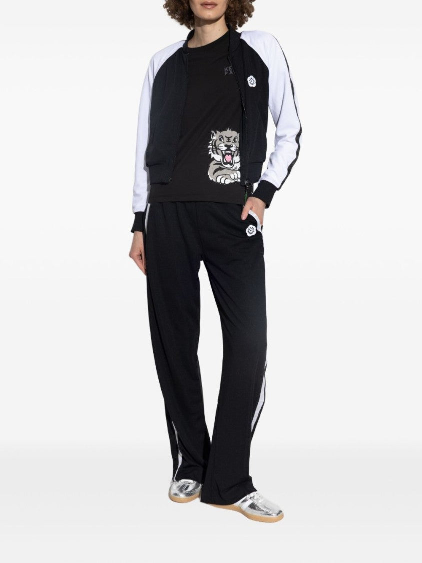 Kenzo Black Tiger Graphic Short-Sleeve T-Shirt