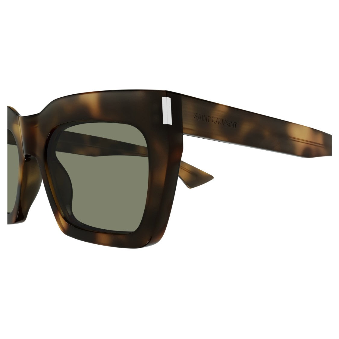 Saint Laurent Sl 810 Tortoiseshell Oversized Square Sunglasses