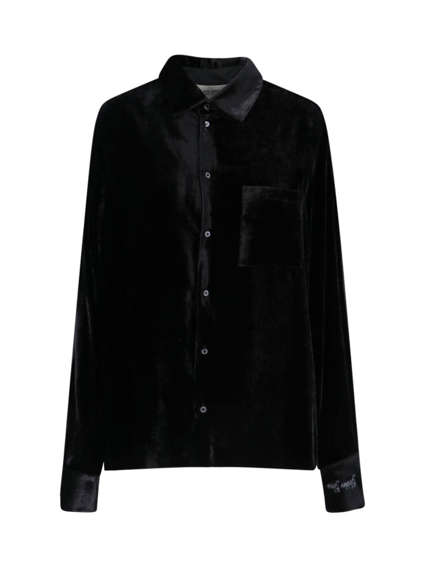 Golden Goose Black Viscose Blend Shirt