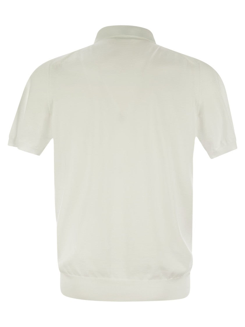 Kiton Short-Sleeved Polo Shirt With Polo Collar